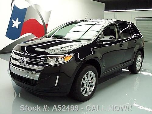 2013 ford edge ltd awd v6 heated leather rear cam 24k texas direct auto