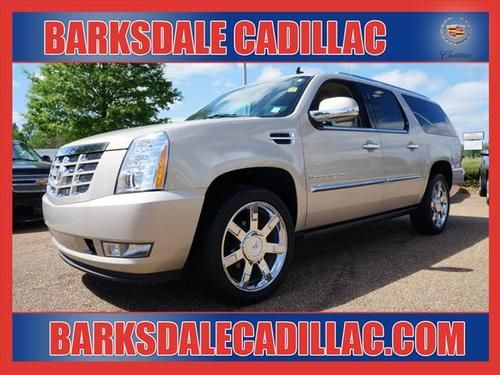 2009 cadillac escalade esv dvd backup cam navigation sunroof 1 owner pwr steps