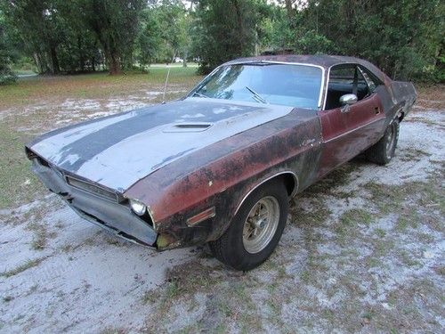 71 dodge challenger parts project car 1971 no reserve! mopar rt hemi 440 340