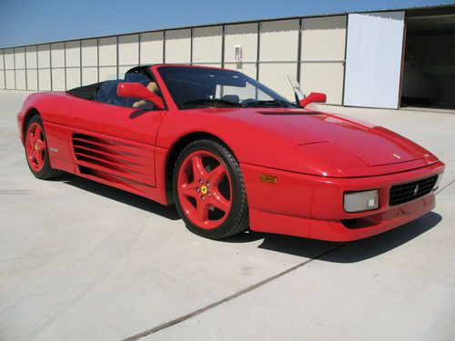 1994 ferrari 348 spyder only 14k miles salvage history