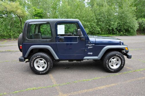 Jeep wrangler x type 4.0l no reserve 4x4 hard top automatic low mileage mint