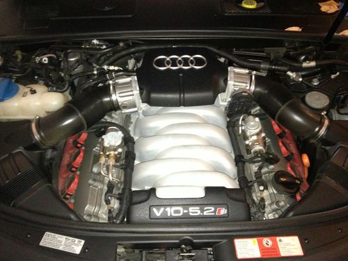 2008 brillian black audi s6, 5.2 liter v10 qtro