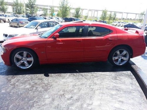 2007 dodge charger srt-8 hemi 6.1l v8 red automatic