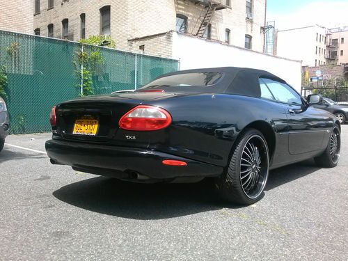 2000 jaguar xk8 convertible 4.0l, 20" wheels, clean! alpine stereo, low reserve!