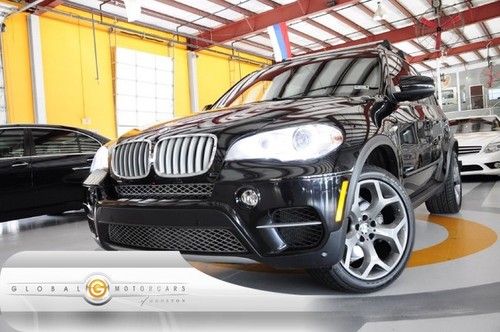12 bmw x5 xdrive 35d prem-sport diesel awd 28k 1-own nav pano cam keyles pdc hud