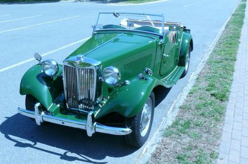 1952 mg td - nicely restored brooklands green