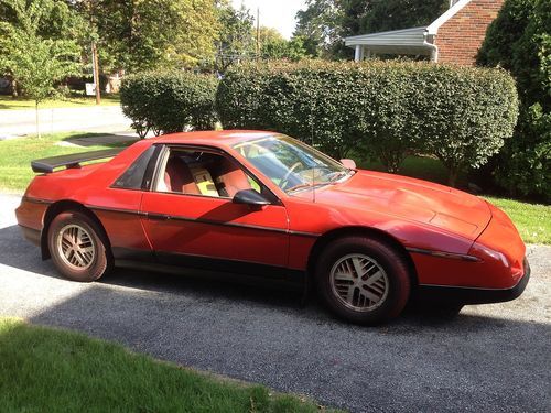 1987 pontiac fiero se great vehicle no reserve