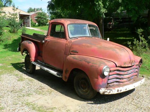 1951 chevy truck 5 window, 3100  rat rod , hot rod