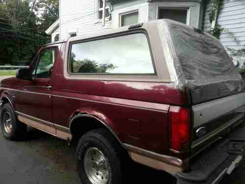 1996 Ford Bronco Eddie Bauer Sport Utility 2-Door 5.8L Serious offers considered, US $3,995.00, image 2