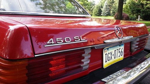 1977 Mercedes-Benz 450SL Convertible 2-Door 4.5L, image 6