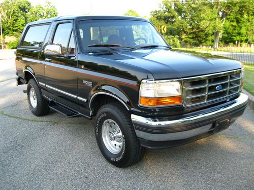 1995 bronco 1-owner! 71k act. miles! stunning showroom  condition! mint!