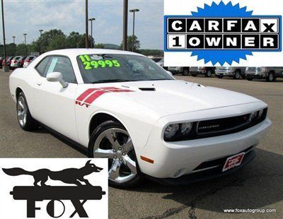 Challenger r/t automatic 20" chrome wheels 1-owner garage kept nonsmoker 12969