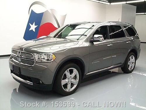 2012 dodge durango citadel sunroof nav rear cam 30k mi texas direct auto