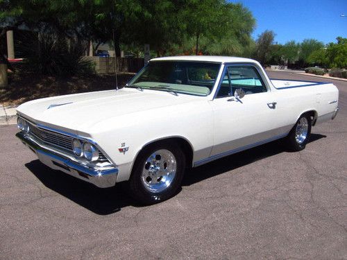 1966 chevrolet el camino - body off restored - 327ci v8 - a/c - leather - wow!!