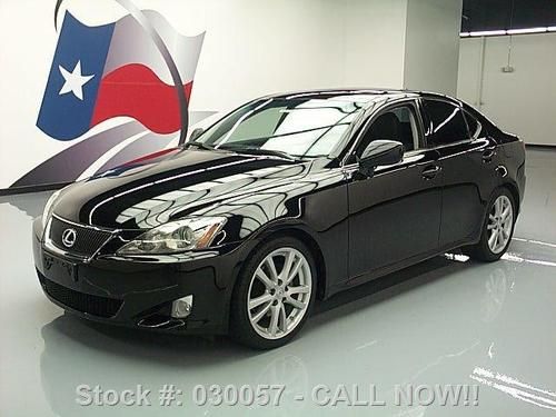 2007 lexus is250 climate seats sunroof nav rear cam 81k texas direct auto