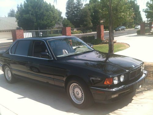 92 bmw 750il armored level 1 glass; low miles; excellent cond; leather interior