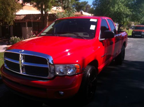 2004 dodge ram 1500 slt crew cab no reserve  5.7l hemi magnum,custom rims tires