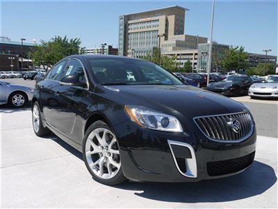 New 2012 buick regal gs turbo 6 speed manual carbon black preferred equipment