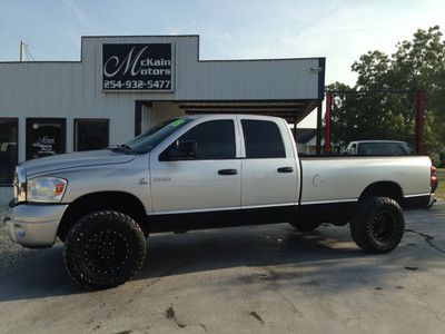 2008 dodge ram 3500 srw 6.7l cummins diesel 6 speed manual leather laramie quad