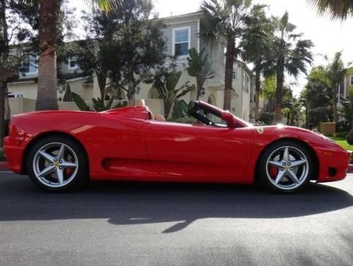 2002 ferrari 360 spider convertible 2-door 3.6l