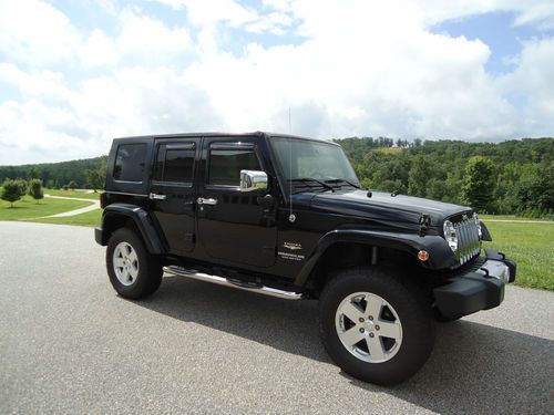 2008 jeep wrangler unlimited sahara sport utility 4-door 3.8l