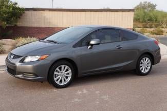 2012 honda civic coupe ex factory certified, low miles, one owner, very clean