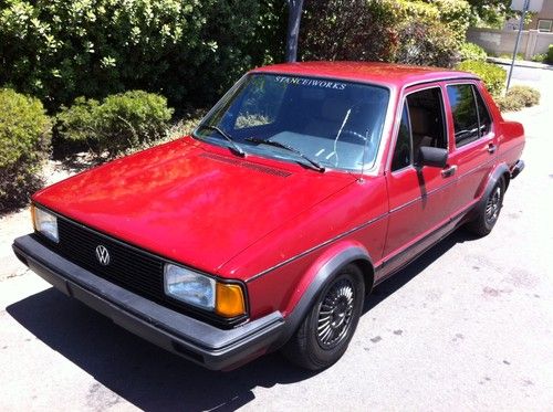 1984 volkswagen mk1 jetta gl turbo diesel sedan 4-door 1.6l