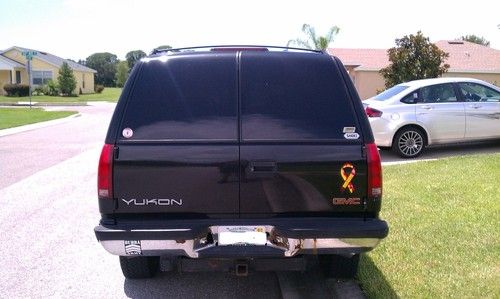1999 GMC Yukon SLT Sport Utility 4-Door 5.7L, US $1,700.00, image 3