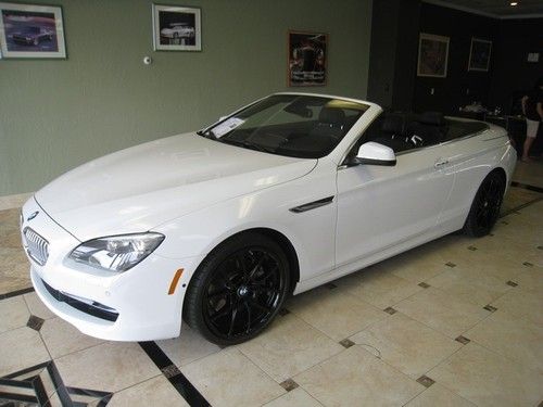 2012 bmw 650i convertible navigation bluetooth rear camera loaded over $100k msr