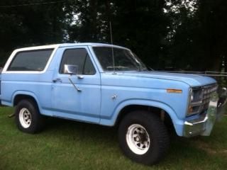 1981 ford bronco custom sport utility 2-door 5.8l