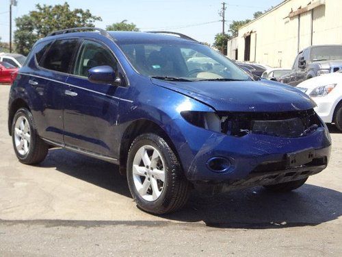2009 nissan murano s awd damged salvage nice color runs! priced to sell l@@k!