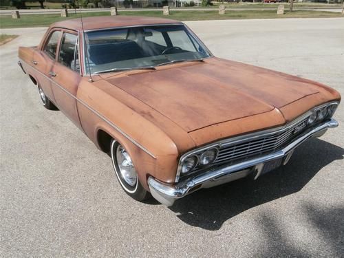 1966 chevrolet bel air 6 cylinder 3 speed 83k miles barn find great patina chevy