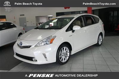 2012 toyota prius v pkg 5 certified leather navigation fl