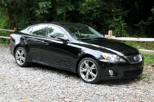 Clean black on black low mileage lexus is250