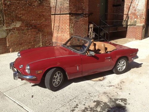 1970 triumph spitfire mkiii roadster no reserve british roadster factory hardtop