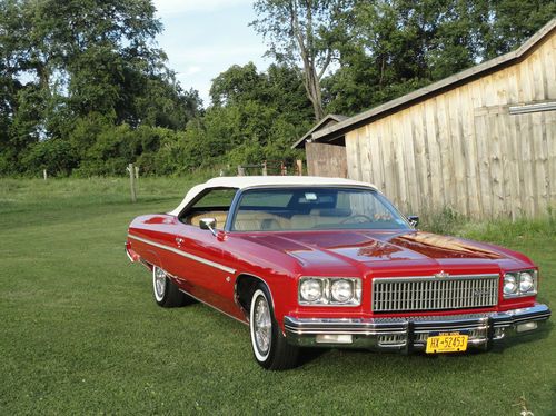 1975 chevrolet caprice classic convertible 2-door 5.7l