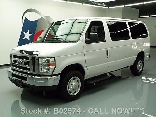 2011 ford e350 12-passenger van 5.4l v8 park assist 19k texas direct auto