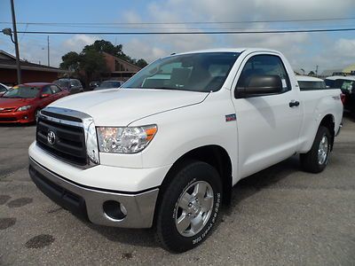 Hail sale new toyota tundra regular cab sr5 trd 4x4, small dents big savings