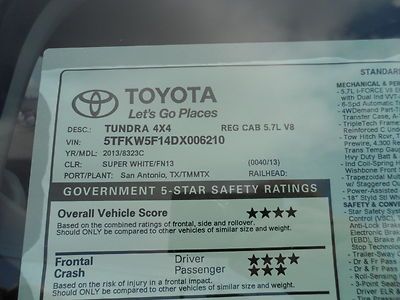 HAIL SALE New Toyota Tundra Regular Cab SR5 TRD 4x4, Small dents Big Savings, US $29,893.00, image 10