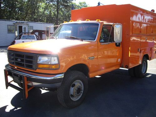 1996 ford f-super duty service truck, 7.3 power stroke, miller welder/generator