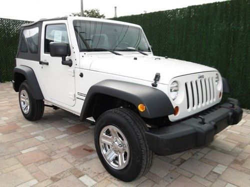 10 wrangler sport 4x4 4wd awd automatic 1 owner v6 cold ac very clean off road
