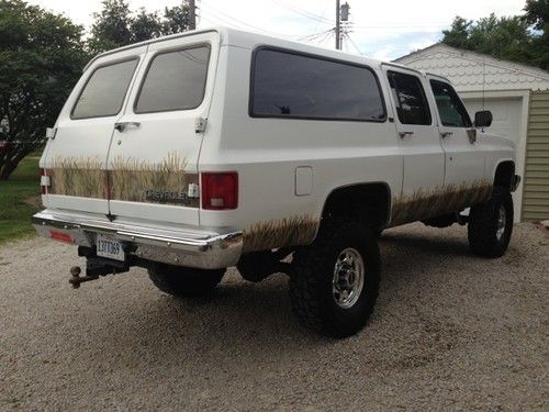 1991 Lifted Chevrolet Suburban Custom Camo Off Road 4 Inch Lift Chevy Truck 4X4, image 20