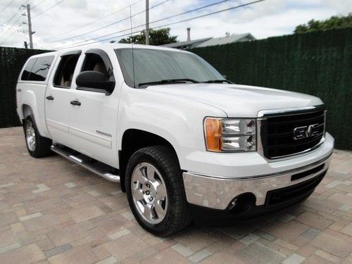 2011 gmc sierra 1500 sle 1 owner crew cab topper bedliner step bars wow automati