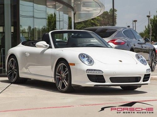 2011 porsche 911 carrera s cabriolet cab white pdk cpo warranty bose nav sport