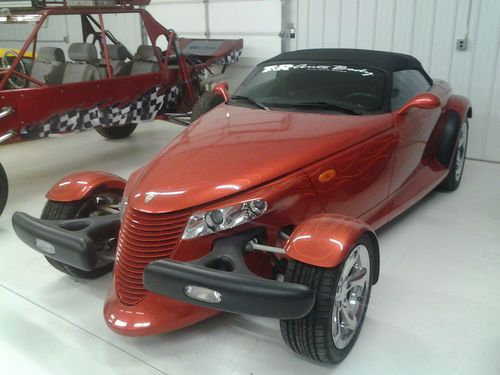 2001 plymouth prowler rare orange crush edition !! new car never plated !!
