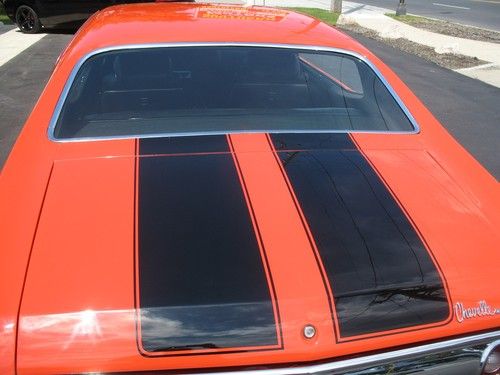 1971 Chevrolet Chevelle Hugger orange 355 disc brakes 12 bolt Frame Off Resto, image 21