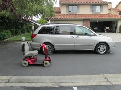 HANDICAPPED 08 TOYOTA SIENNA LIMITED VAN & SCOOTER 12,000 MILES, US $29,900.00, image 3