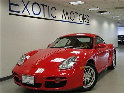 2008 porsche cayman!! auto! red/beige! heated-sts alloys cd-player 49k-miles!!