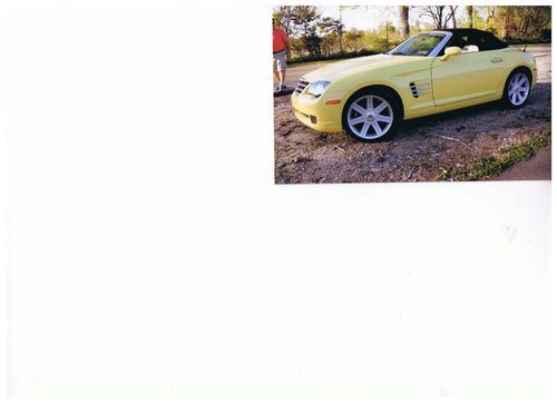 2006 chrysler crossfire limited convertible 2-door 3.2l