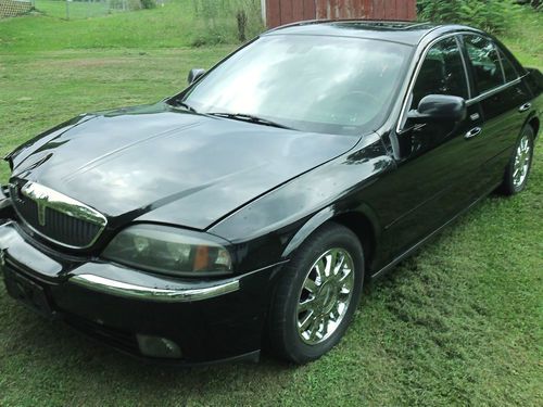 No reserve 2003 lincoln ls sedan 3.0l navigation wrecked rebuildable salvage